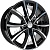 Литые колесные диски SKAD (СКАД) Онтарио 7x17 5x114.3 ET48.5 D67.1 Чёрный глянцевый с полированной лицевой частью (1822205)  фото, kupilegko.ru