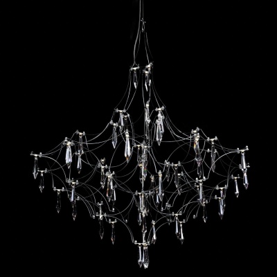 Подвесная светодиодная люстра Loft IT 10259/800 Silver Asfour  фото, kupilegko.ru