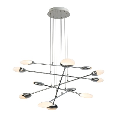 Подвесная светодиодная люстра Gerhort G61295/12CR  фото, kupilegko.ru