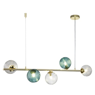 Подвесная люстра Indigo Selva 11032/5PL Gold V000297  фото, kupilegko.ru