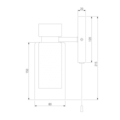 Бра, светильник настенный накладной Eurosvet 70115/1 белый  фото, kupilegko.ru