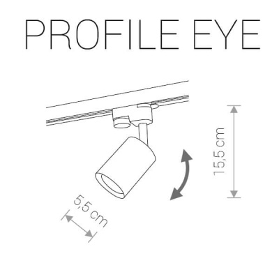 Трековый светильник Nowodvorski Profile Eye 9322  фото, kupilegko.ru