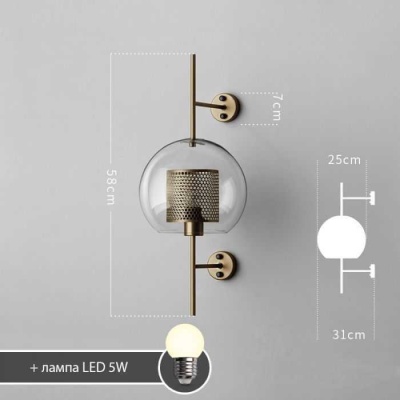 Бра, светильник настенный накладной Imperium Loft 189443-26  фото, kupilegko.ru