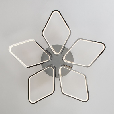 Потолочный светильник Eurosvet 90081/5 хром  фото, kupilegko.ru