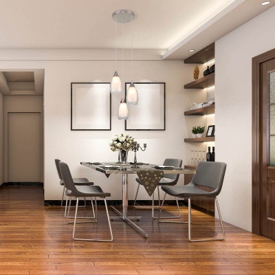 Подвесная люстра Eurosvet Cosmic 50085/3 хром  фото, kupilegko.ru