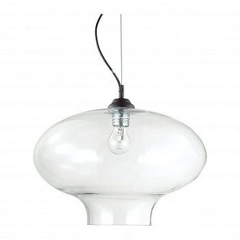 Подвесной светильник Ideal Lux Bistro SP1 Round Trasparente 120898  фото, kupilegko.ru