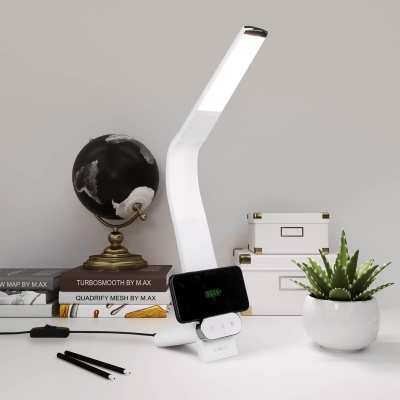 Настольная лампа Eurosvet Upgrade 80427/1 белый  фото, kupilegko.ru