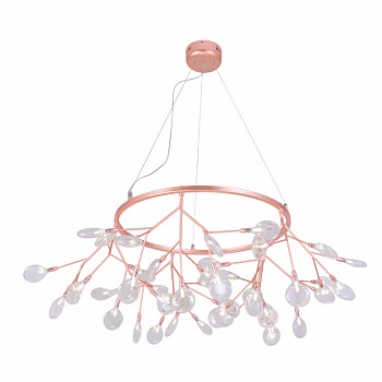 Подвесной светильник Crystal Lux Evita SP45 D Copper/Transparent  фото, kupilegko.ru