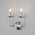 Бра, светильник настенный накладной Eurosvet 60150/2 хром  фото, kupilegko.ru