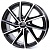 Литые колесные диски Alutec Singa 7x17 5x108 ET50 D63.4 Чёрный глянцевый с полированной лицевой частью (SIN70750F53-1)  фото, kupilegko.ru