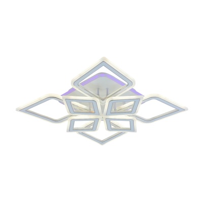Потолочная светодиодная люстра Profit Light 8464/4+4A WHT  фото, kupilegko.ru
