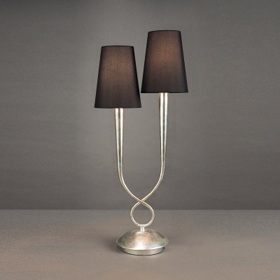 Настольная лампа Mantra Paola Painted Silver 3536  фото, kupilegko.ru