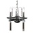 Бра, светильник настенный накладной Crystal Lux Marron AP2 Chrome  фото, kupilegko.ru