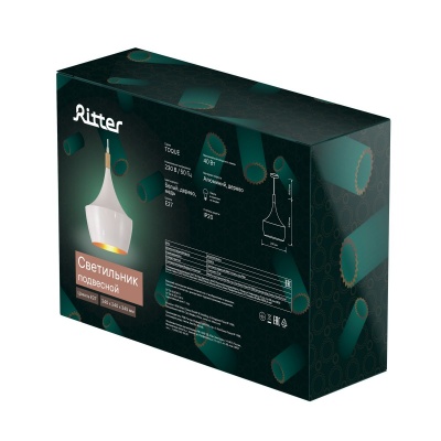 Подвесной светильник Ritter Toque 52636 0  фото, kupilegko.ru