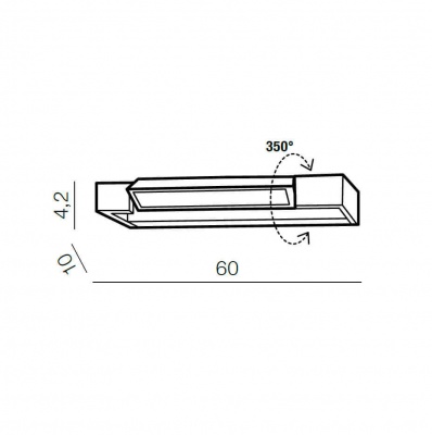 Настенный светильник Azzardo Dali 60 AZ2895  фото, kupilegko.ru