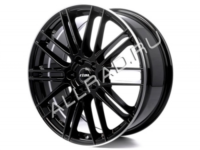 Литые колесные диски Rial KIBO X 9.5x21 5x120 ET42 D74.1 Diamond Black Lip Polished (KIBX-952142WZ13-2)  фото, kupilegko.ru