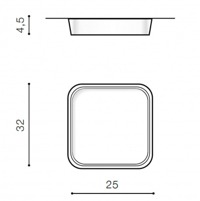 Накладной светильник Azzardo Pienza 3000K AZ2719  фото, kupilegko.ru