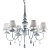 Подвесная люстра Ideal Lux Blanche SP6 Bianco 035581  фото, kupilegko.ru