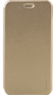 Чехол-книжка Gresso для ASUS ZC554KL, кожзам, золотистый  фото, kupilegko.ru