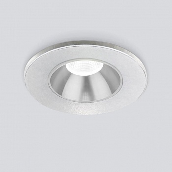 Встраиваемый светодиодный светильник Elektrostandard 25025/Led 3W 4200K SL серебро 4690389177323 (встраиваемые)  фото, kupilegko.ru