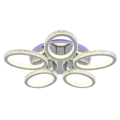 Потолочная светодиодная люстра Profit Light 8033/5 CHR  фото, kupilegko.ru