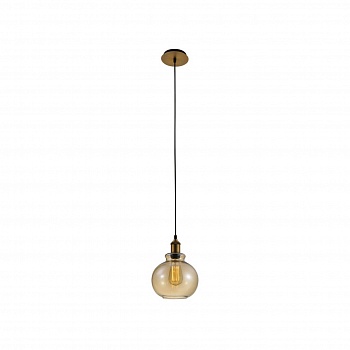 Подвесной светильник Crystal Lux Olla SP1 Amber  фото, kupilegko.ru