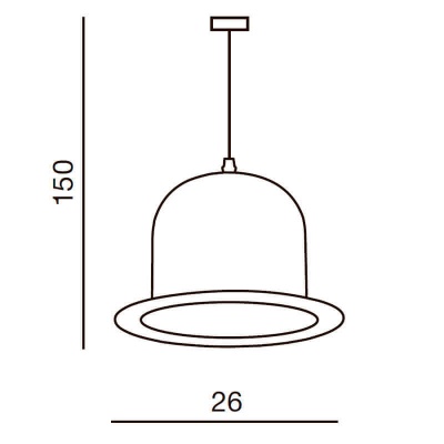 Подвесной светильник Azzardo Capello AZ0297  фото, kupilegko.ru