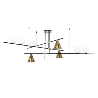 Подвесная люстра Arte Lamp Jacob A7029PL-9BK  фото, kupilegko.ru