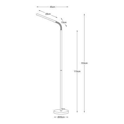 Торшер Lucide Gilly 36712/05/31  фото, kupilegko.ru