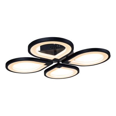 Потолочная светодиодная люстра iLedex 6885/4 BK  фото, kupilegko.ru