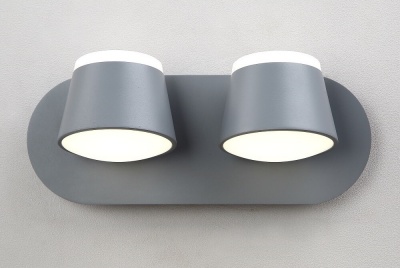 Настенный светильник Crystal Lux Madrid AP2 Gray  фото, kupilegko.ru