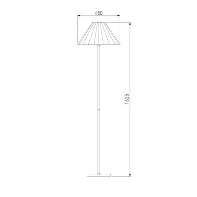 Торшер Eurosvet Peony 01133/1 хром/графит  фото, kupilegko.ru