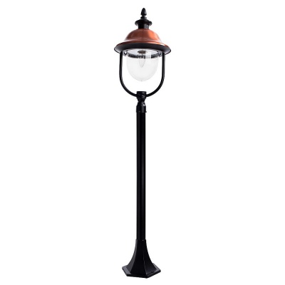 Столб фонарный уличный Arte Lamp BARCELONA A1486PA-1BK  фото, kupilegko.ru