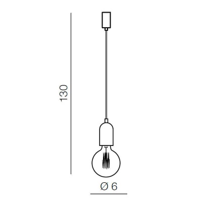 Подвесной светильник Azzardo Volta 1 AZ2384  фото, kupilegko.ru