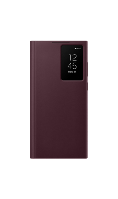 Чехол-книжка Samsung EF-ZS908CEEGRU для Galaxy S22 Ultra, поликарбонат / полиуретан, бургунди  фото, kupilegko.ru