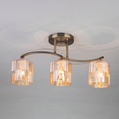 Потолочный светильник Eurosvet 30124/3 античная бронза  фото, kupilegko.ru