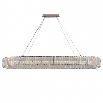 Подвесной светодиодный светильник Newport 8445/140 oval chrome М0065055  фото, kupilegko.ru