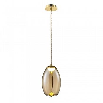 Подвесной светодиодный светильник Lumien Hall Avila LH4110/1PA-GD-AM  фото, kupilegko.ru