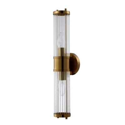 Бра, светильник настенный накладной Crystal Lux Sancho AP2 Brass  фото, kupilegko.ru