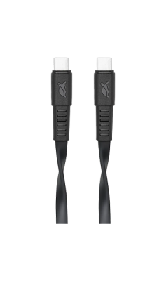 Кабель RIVACASE BK12 PS6005 Type-C, черный  фото, kupilegko.ru