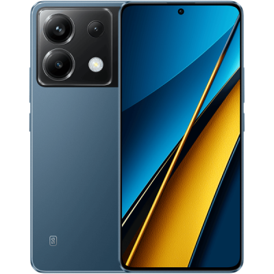 Смартфон, мобильный телефон Poco X6 5G 12/256GB Blue RU  фото, kupilegko.ru