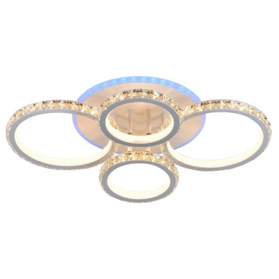 Потолочная светодиодная люстра Profit Light 8052/2+2 WHT  фото, kupilegko.ru