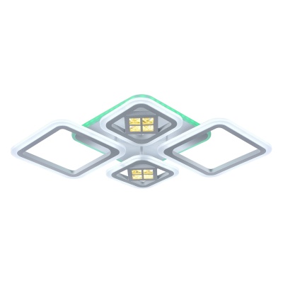 Потолочная светодиодная люстра Profit Light 18024/2+2 WHT  фото, kupilegko.ru