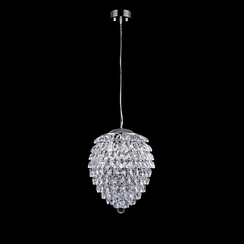 Подвесной светильник Crystal Lux Charme SP4 Chrome/Transparent  фото, kupilegko.ru