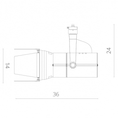 Трековые светильники Arte Lamp Track Lights A6312PL-1WH  фото, kupilegko.ru