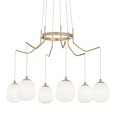 Подвесная люстра Ideal Lux Karousel SP6 206387  фото, kupilegko.ru