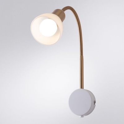 Бра, светильник настенный накладной Arte Lamp A3116AP-1WH  фото, kupilegko.ru
