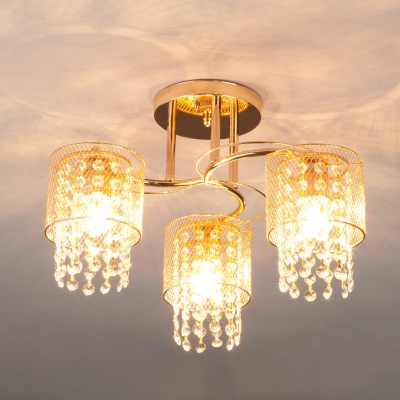 Потолочный светильник Eurosvet 30137/3 золото  фото, kupilegko.ru