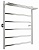 Полотенцесушитель водяной Стилье Универсал-54 800х600 (Полка + 5) П 21 00654-8060 AV  фото, kupilegko.ru