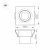 Мебельный светодиодный светильник Arlight LTM-S60x60WH 3W Warm White 30deg 015395 (+мебельные)  фото, kupilegko.ru